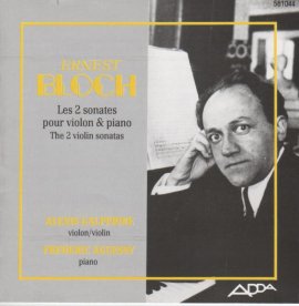 Aguessy, Galperine - Sonates pour violon et piano - Bloch